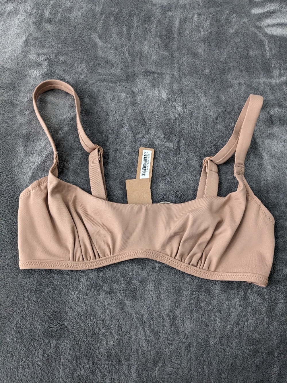 NWT Skims Sculpting Swim Ruched Lined Bikini Top - Size XXSmall